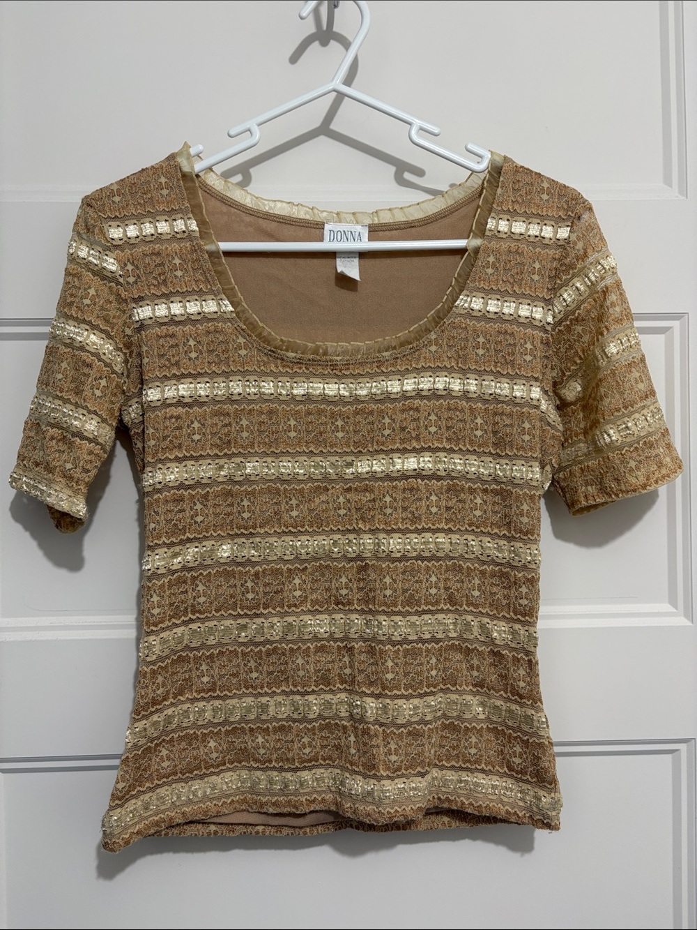 Vintage 90s 1/4 sleeve top